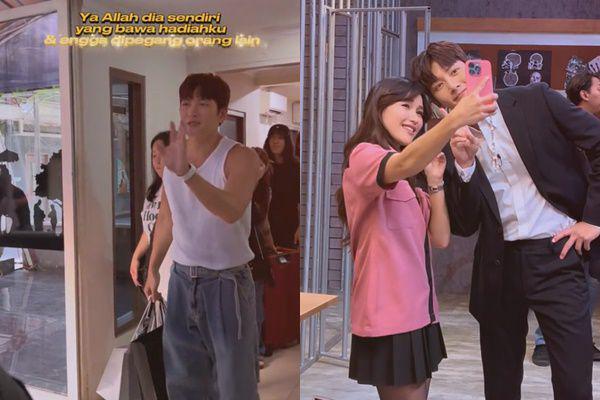 potret Ji Chang Wook pamit ke Ayu Ting Ting (tiktok.com/@ayutingting)