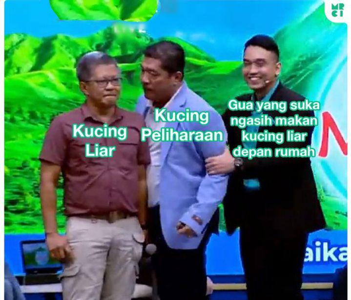 meme Gerung versus Silfester (instagram.com/mrci.id)