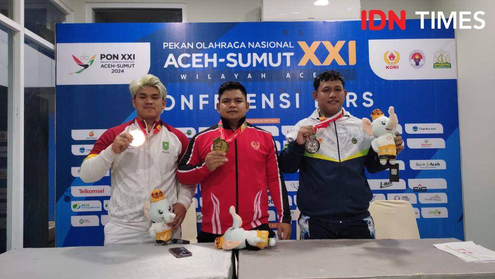 Andianto Gulo asal Riau (kiri), M Zul Ilmi asal Aceh, dan Muhammad Ramadhan asal Jawa Barat (kanan). (IDN Times/Muhammad Saifullah)