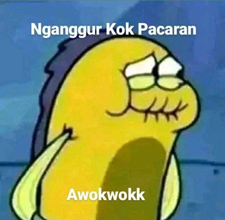 meme pengangguran (instagram.com/plespongebob)