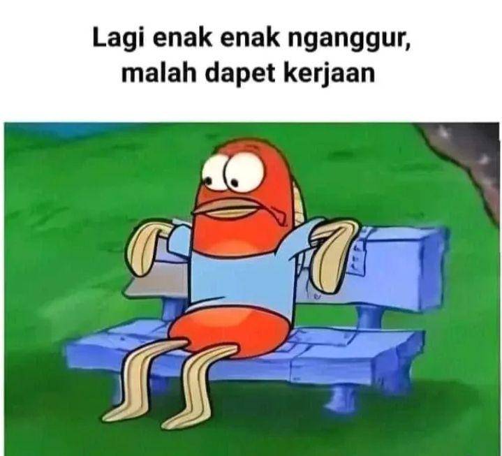 meme pengangguran (instagram.com/lokerbuleleleng)