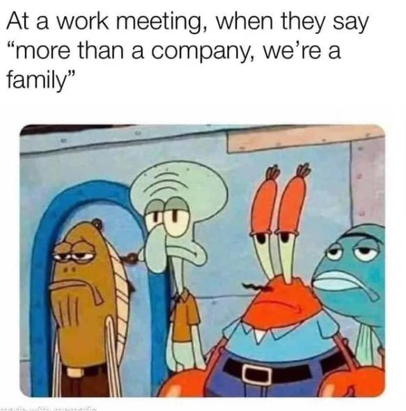 meme SpongeBob SquarePants tentang keluarga (reddit.com/countdraculea)