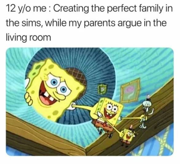 meme SpongeBob SquarePants tentang keluarga (reddit.com/joesoldlegs)