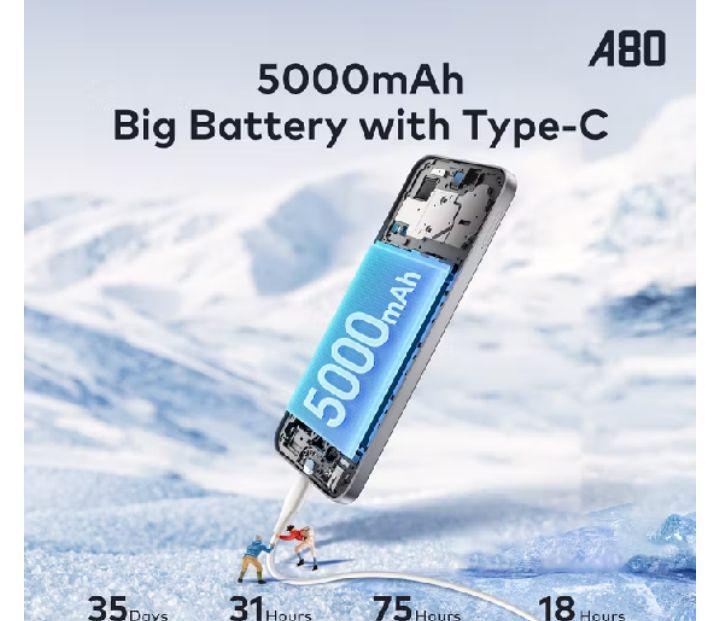 ilustrasi baterai itel A80 (shopee.co.id/itel_officialstore)