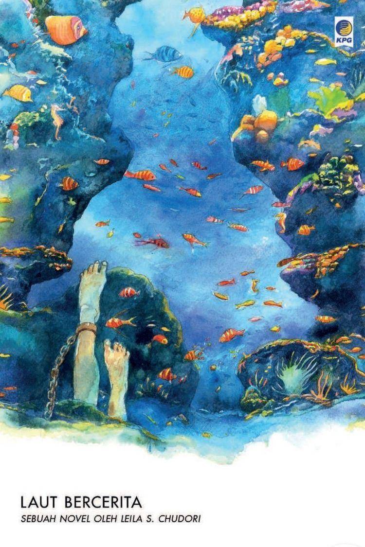 sampul novel Laut Bercerita (gramedia.com)