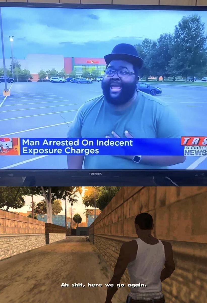 potret meme kocak Big Smoke (reddit.com/user/fakesowdy)
