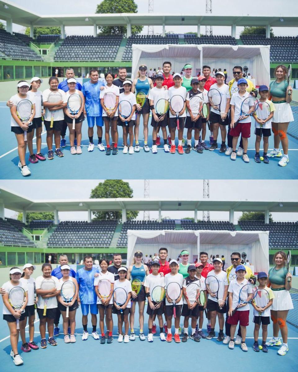potret Luna Maya main tenis bareng Genie Bouchard (instagram.com/lunamaya)
