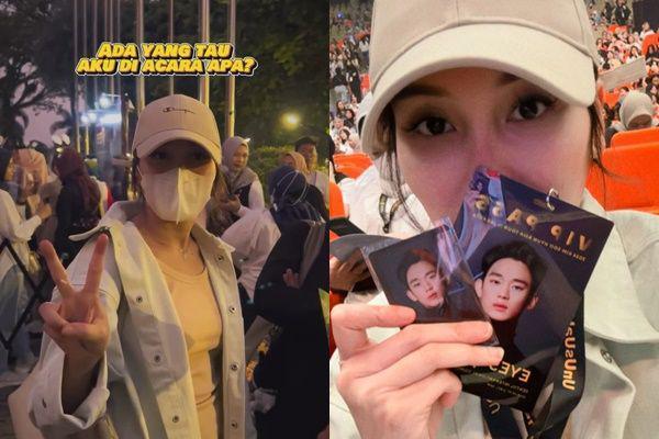 potret Ayu Ting Ting nonton fanmeeting Kim Soo Hyun (instagram.com/ayutingting92)