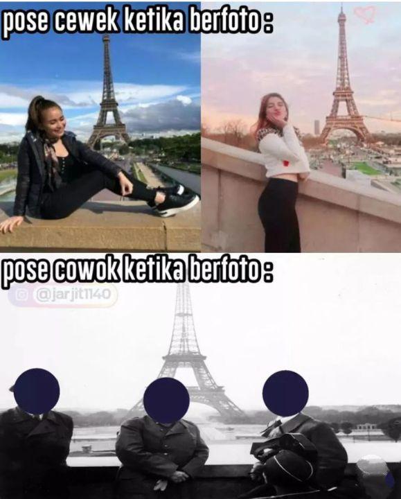 meme cowok saat difoto (instagram.com/jarjit1140)