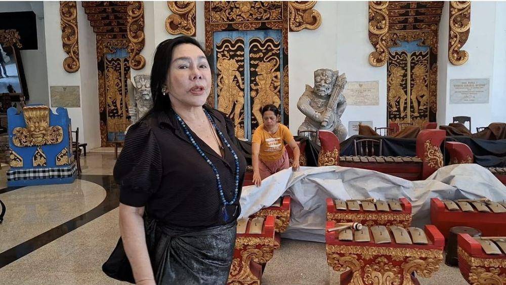 Istri dari Alm Nyoman Gunarsa, Indrawati Gunarsa. (IDN Times/Wayan Antara)