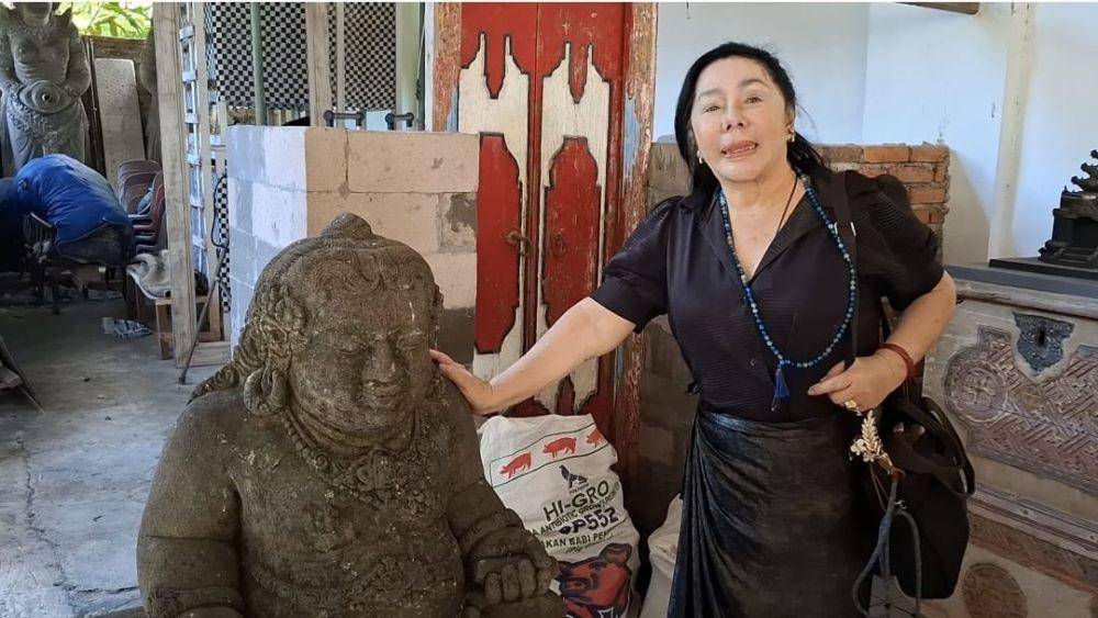 Istri dari Alm Nyoman Gunarsa, Indrawati Gunarsa. (IDN Times/Wayan Antara)