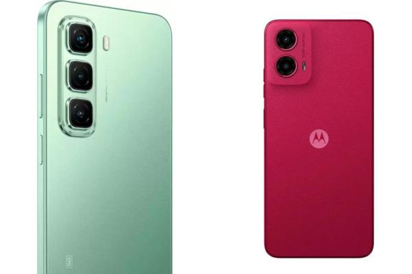 Infinix Hot 50 5G (kiri) (flipkart.com) | Moto G45 5G (kanan) (motorola.in)