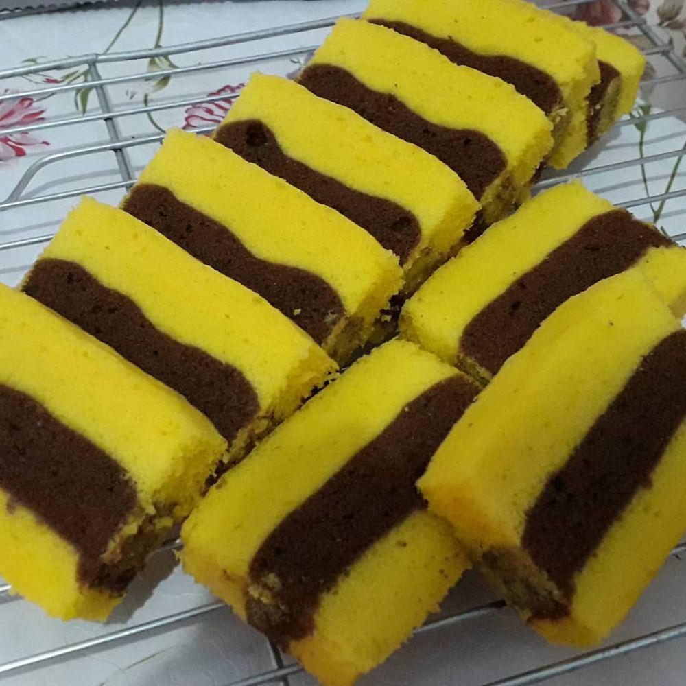 Resep Bolu Tape Lapis Cokelat Kukus, Anti Bantat dan Gampang Dibuat