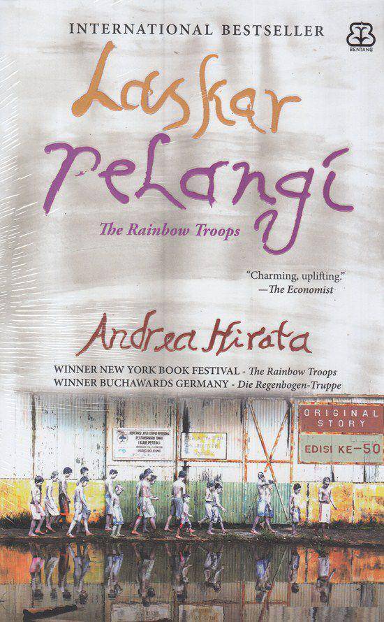 sampul novel Laskar Pelangi (mojokstore.com)