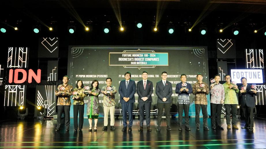 Penerima Penghargaan FORTUNE Indonesia 100 di bidang Basic Materials (Dok. IDN)