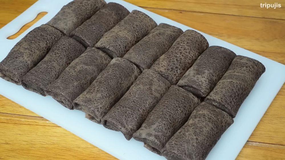 Resep Dadar Gulung Isi Pisang Karamel, Manis Legit Bikin Ketagihan