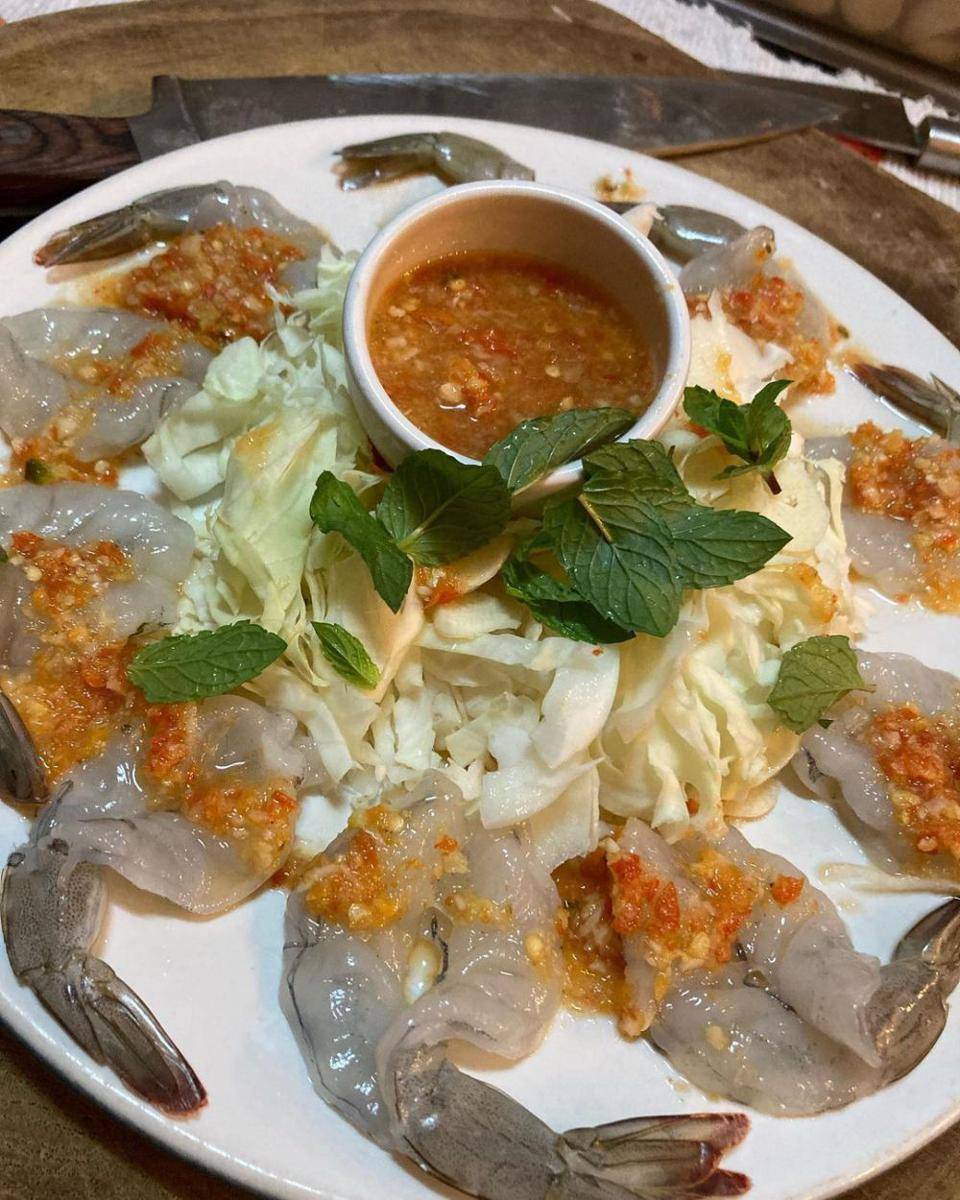 Fresh Shrimp yang disajikan di DD Kin Tiew (instagram.com/ddkintiew)