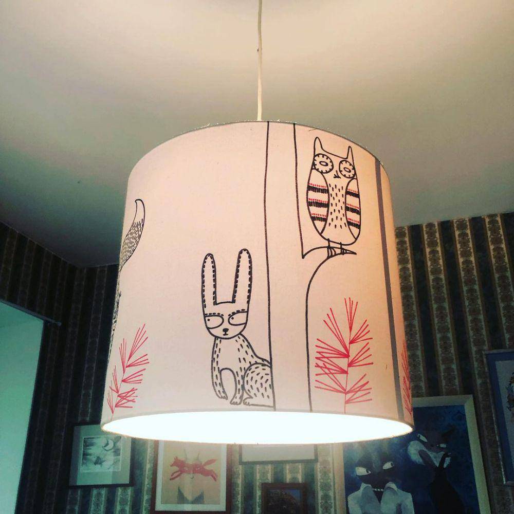 ilustrasi lampu custom shade (instagram.com/lukava)