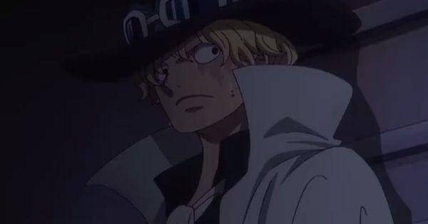 Sabo menguping pembicaraan Cobra dan Gorosei