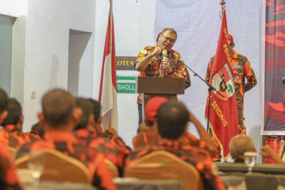 Rapat Kerja MPC PP Deli Serdang Tahun 2024 di Hotel Miyana, Deli Serdang, Sabtu (7/9/2024). (Dok. IDN Times)
