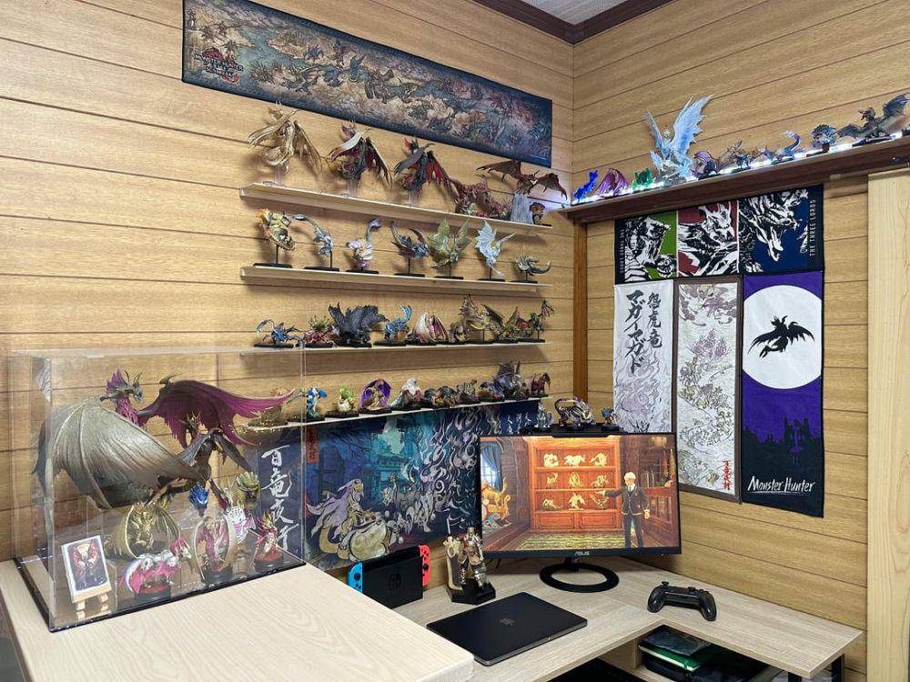 potret koleksi Monster Hunter (reddit.com/user/tazuki)
