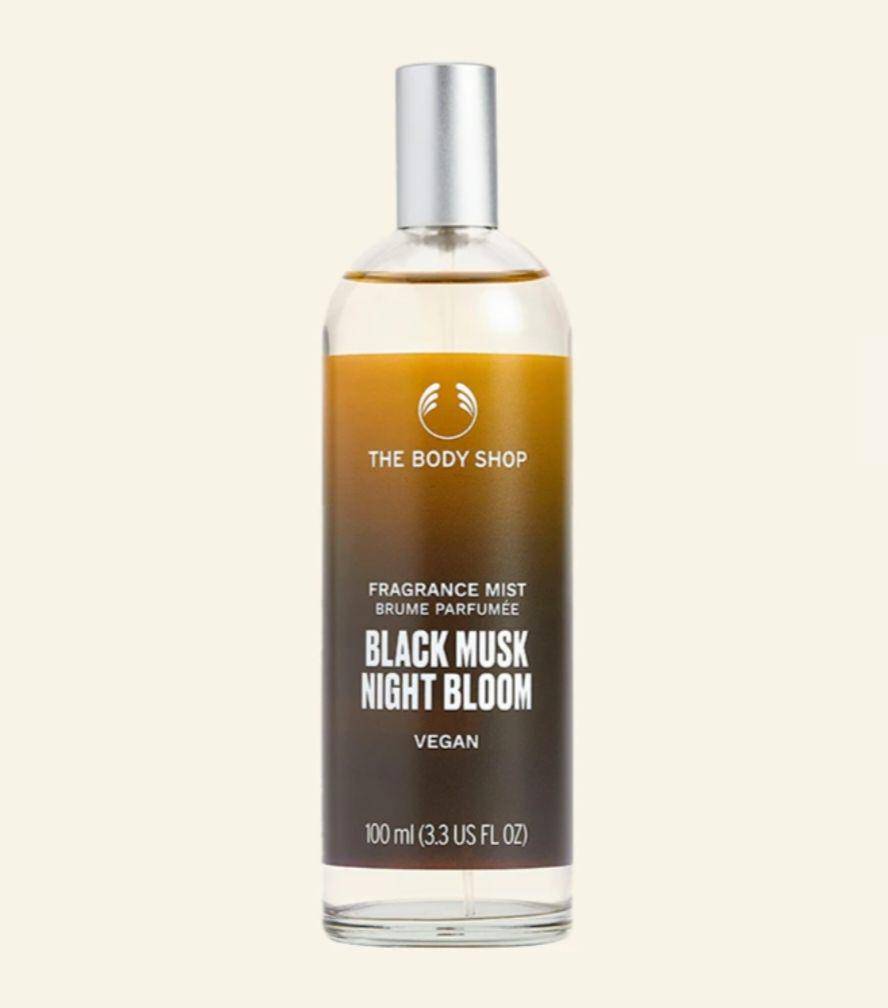 The Body Shop Black Musk Night Bloom Fragrance Mist (thebodyshop.co.id)