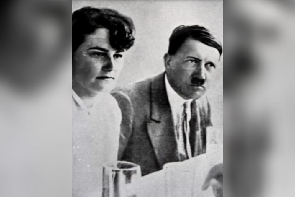 potret Angela "Geli" Raubal dan Adolf Hitler (youtube.com/World History)