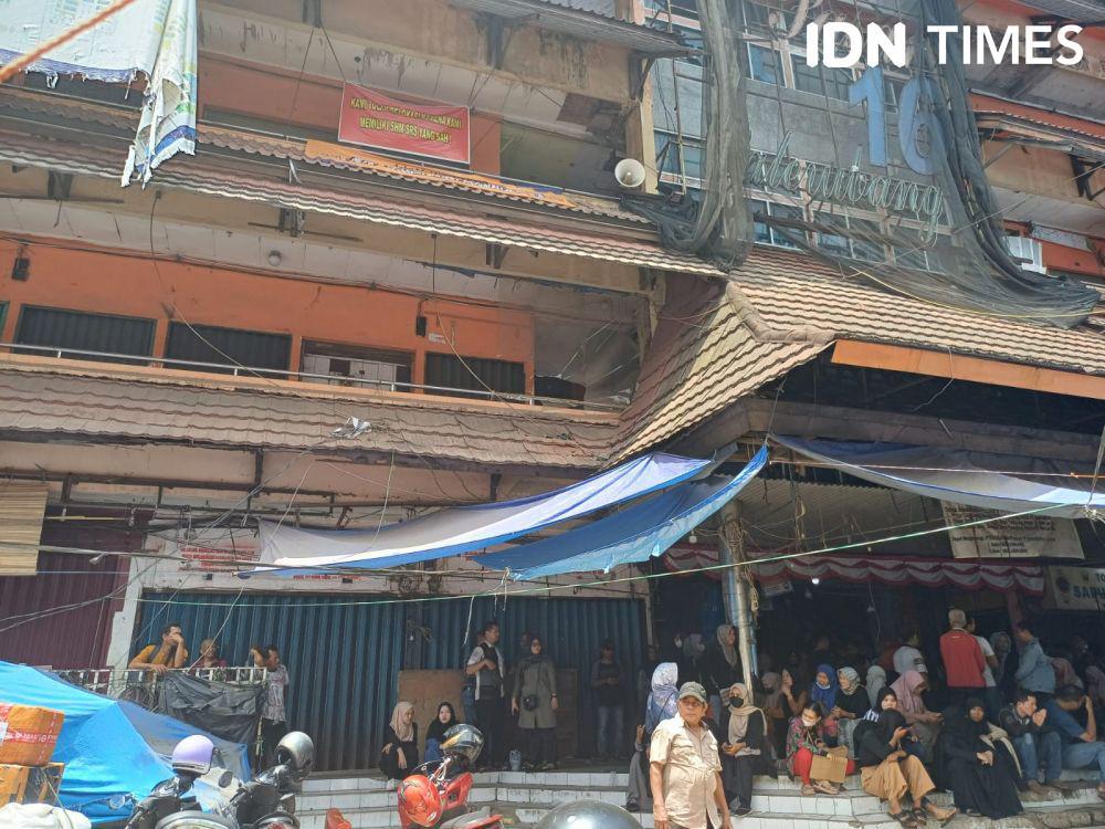 Pasar 16 Ilir Palembang Tak Operasional Pasca Kerusakan Kios