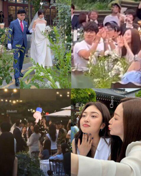 momen pernikahan Gong Min Jung (instagram.com/greengreen_j)