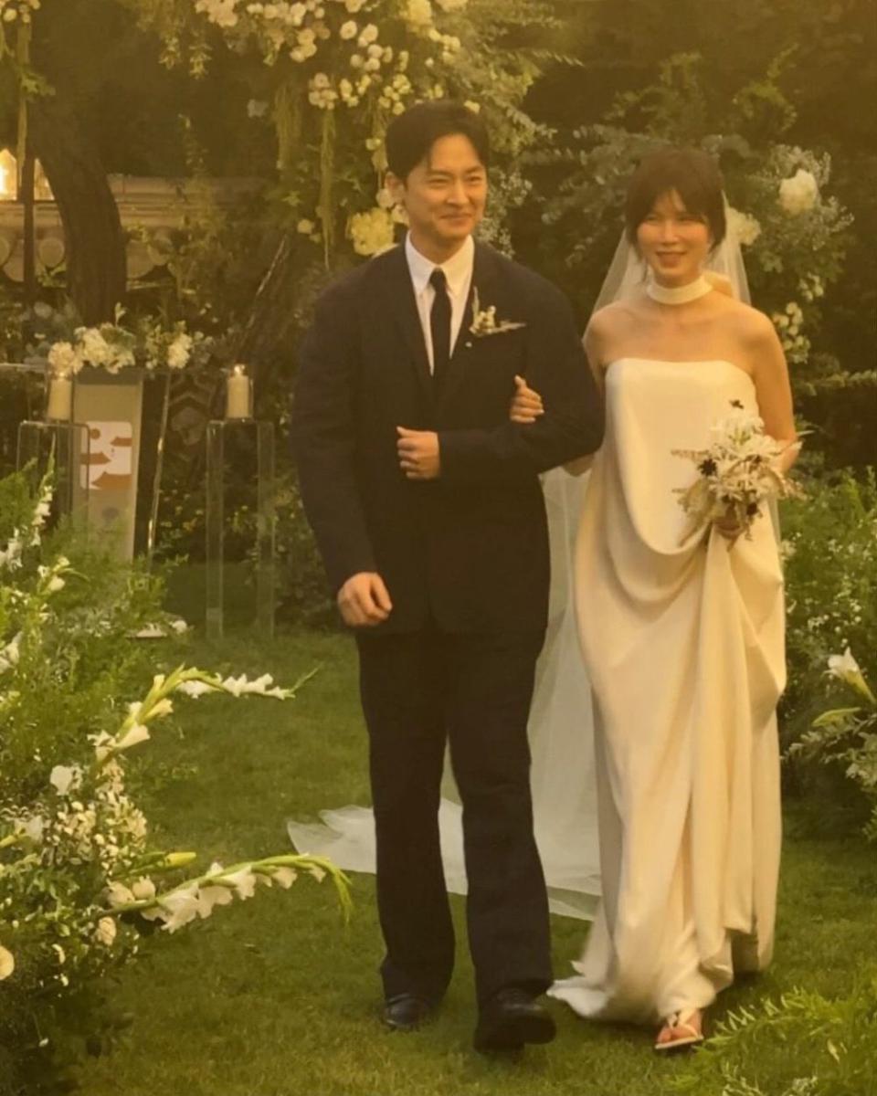 momen pernikahan Gong Min Jung (instagram.com/greengreen_j)