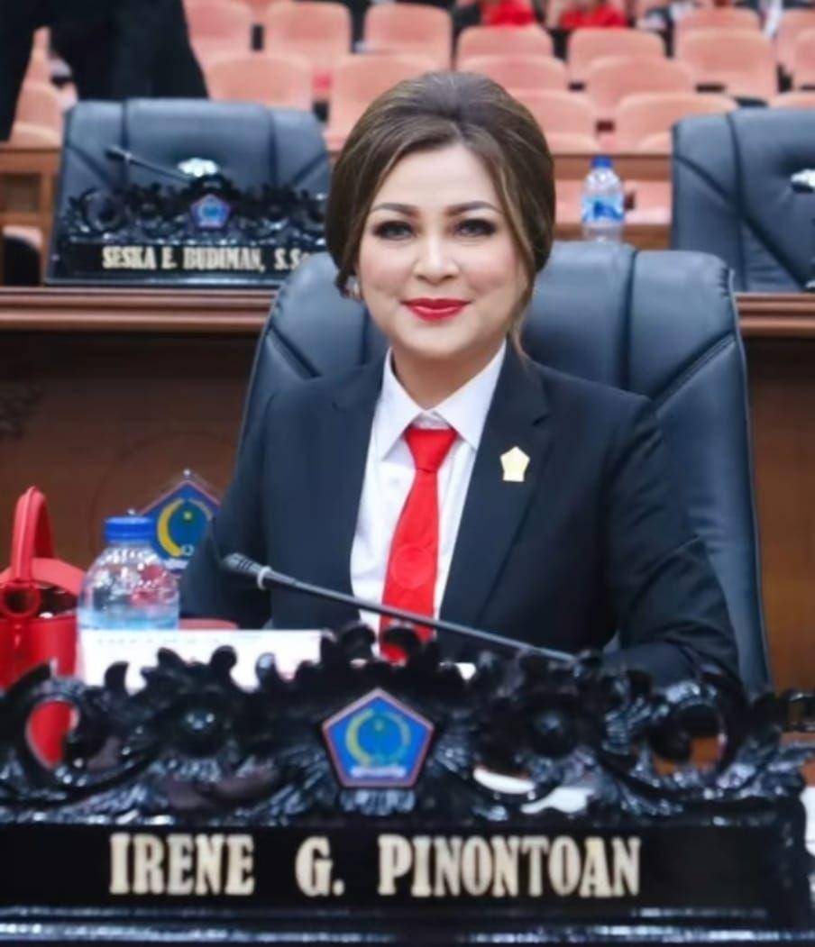 Anggota DPRD Sulawesi Utara, Irene Pinontoan. Ia merupakan istri Wali Kota Manado, Andrei Angouw. Dok. Istimewa