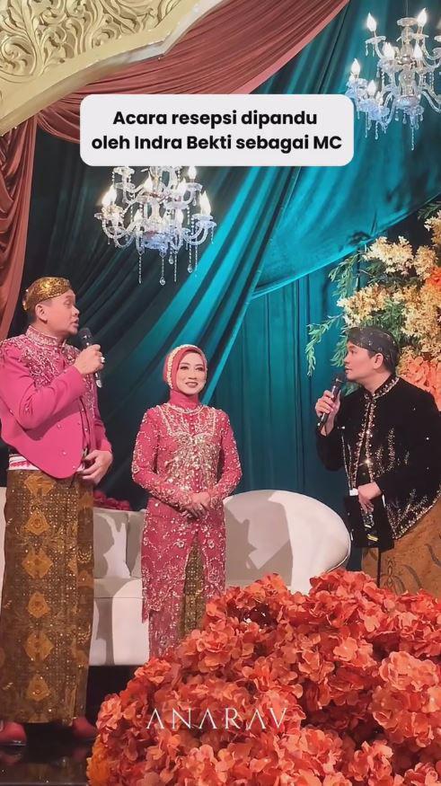 tamu artis di pernikahan anak Cak Lontong (Instagram.com/anarav.label)