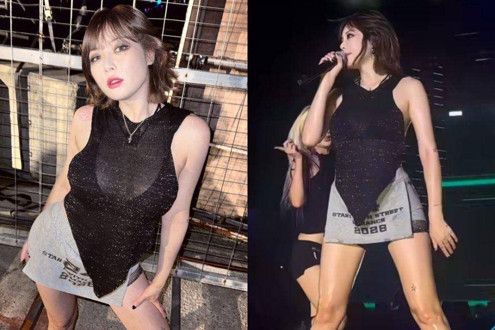 9 Potret HyunA di Star Nest Music Festival, Energik Banget!