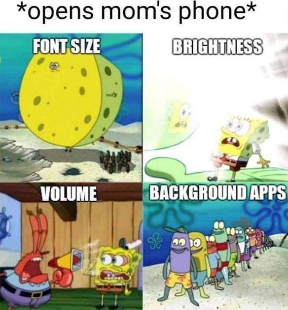 meme SpongeBob SquarePants tentang keluarga (x.com/TFLN)