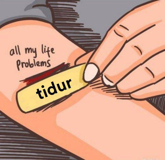 Meme seribu masalah satu solusi (x.com/QuoteAja)