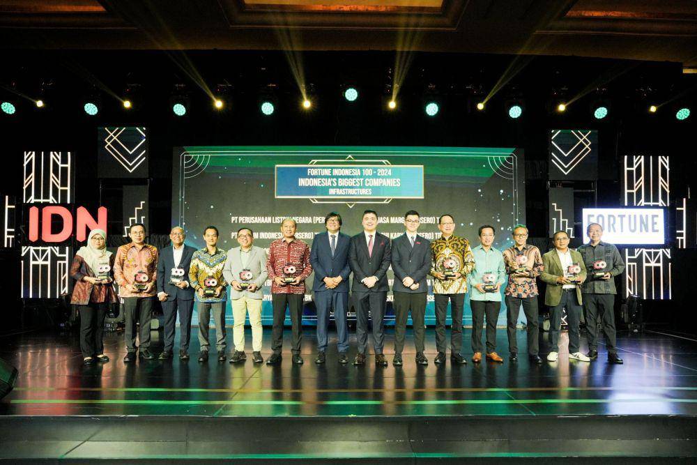 Penerima Penghargaan FORTUNE Indonesia 100 di bidang Infrastructures. IDN