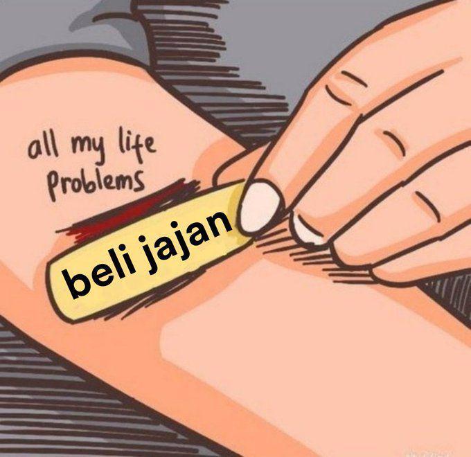 Meme seribu masalah satu solusi (x.com/OHMYV3NUS)