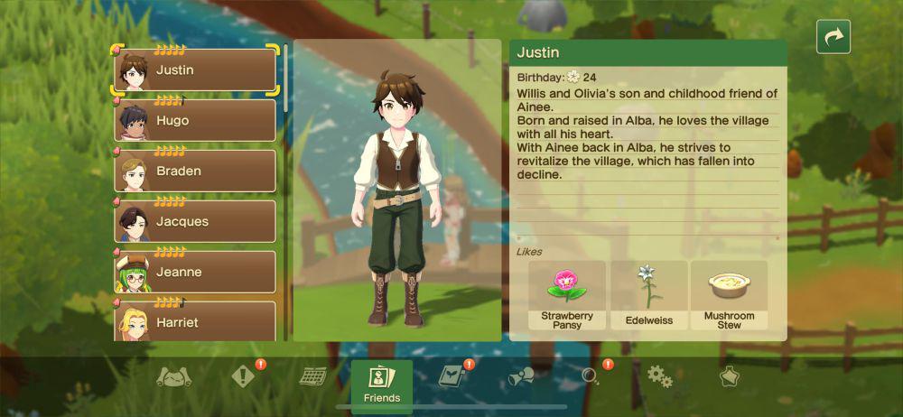 Justin di Harvest Moon: Home Sweet Home (dok. Natsume/Harvest Moon: Home Sweet Home)