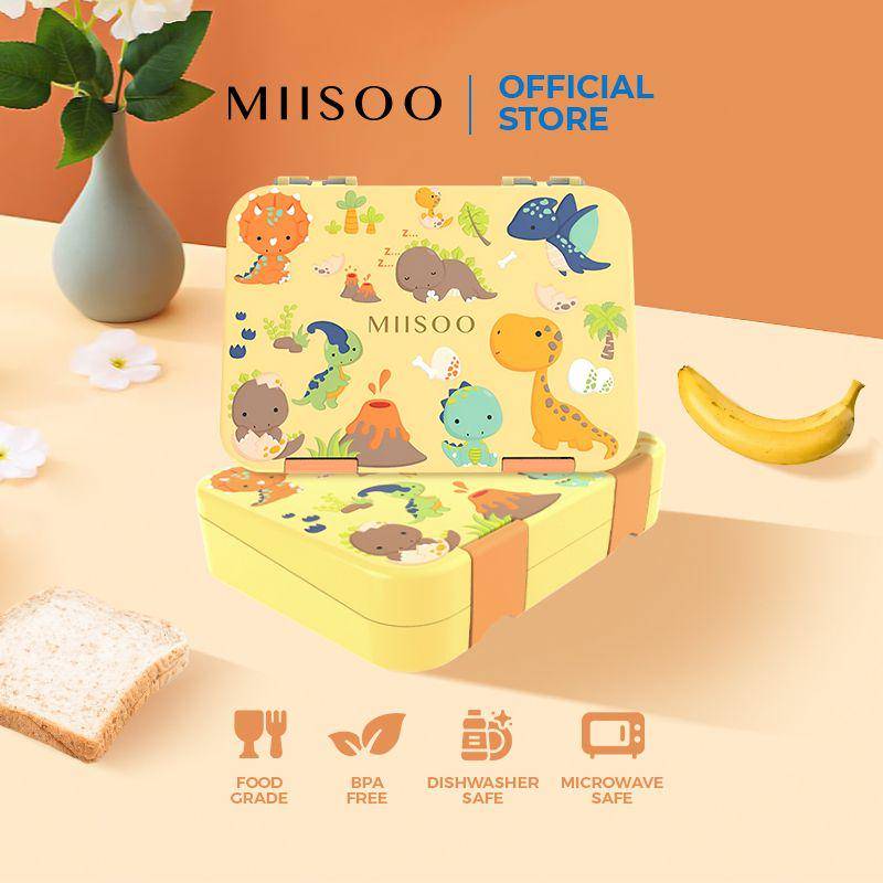MIISOO Lunch Box Tumpah BPA FREE (shopee.co.id/Miisoo Official Shop)
