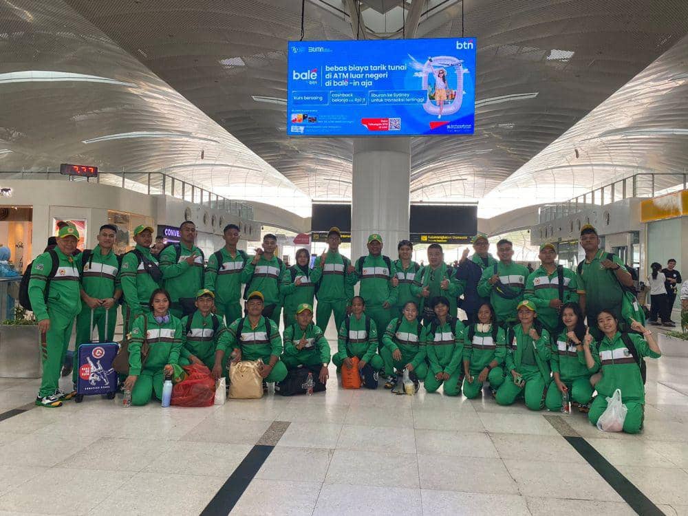 Tim judo Sumatra Utara yang berlaga di PON 2024 (dok.PJSI Sumut)