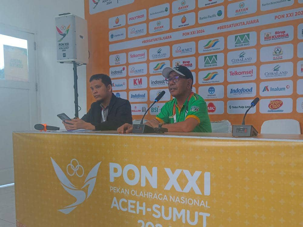 Ketua panpel Hadi Nasution pada lanjutan sepak bola putri PON 2024 di GOR Futsal Dispora Sumut, Senin (9/9/2024) (dok.istimewa)