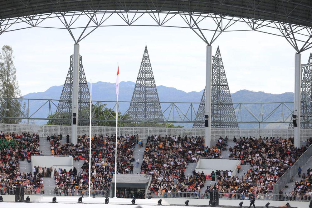 Pembukaan PON 2024, Stadion Harapan Bangsa Full