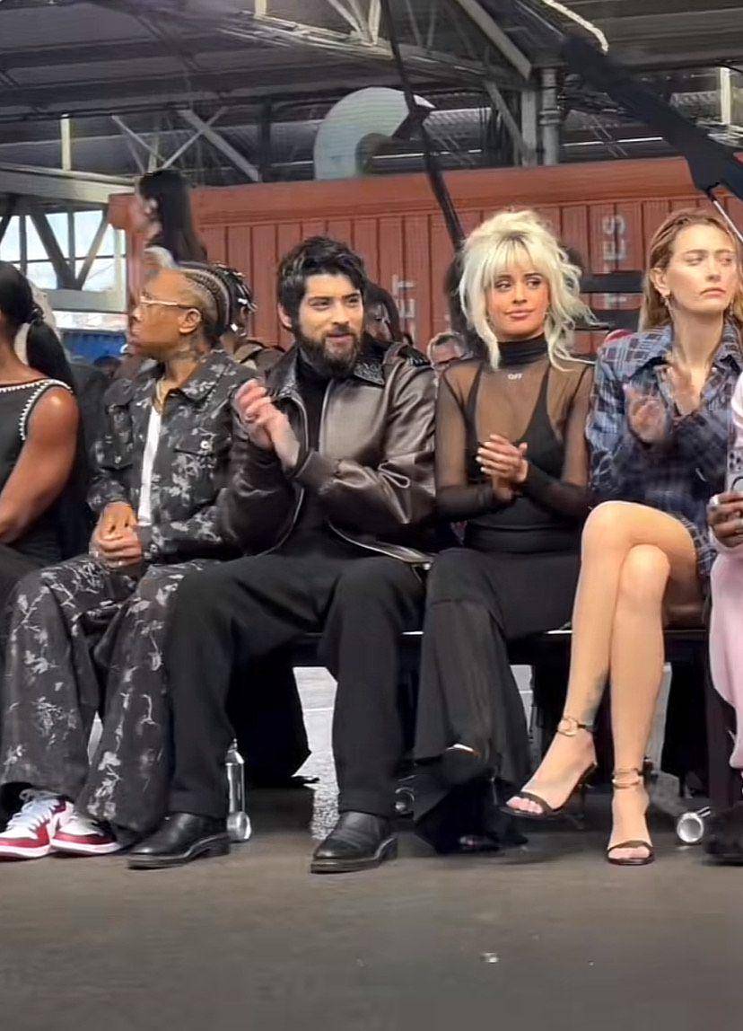 potret Zayn Malik dan Camila Cabello di New York Fashion Week 2024 (via TikTok.com/@highxtar)