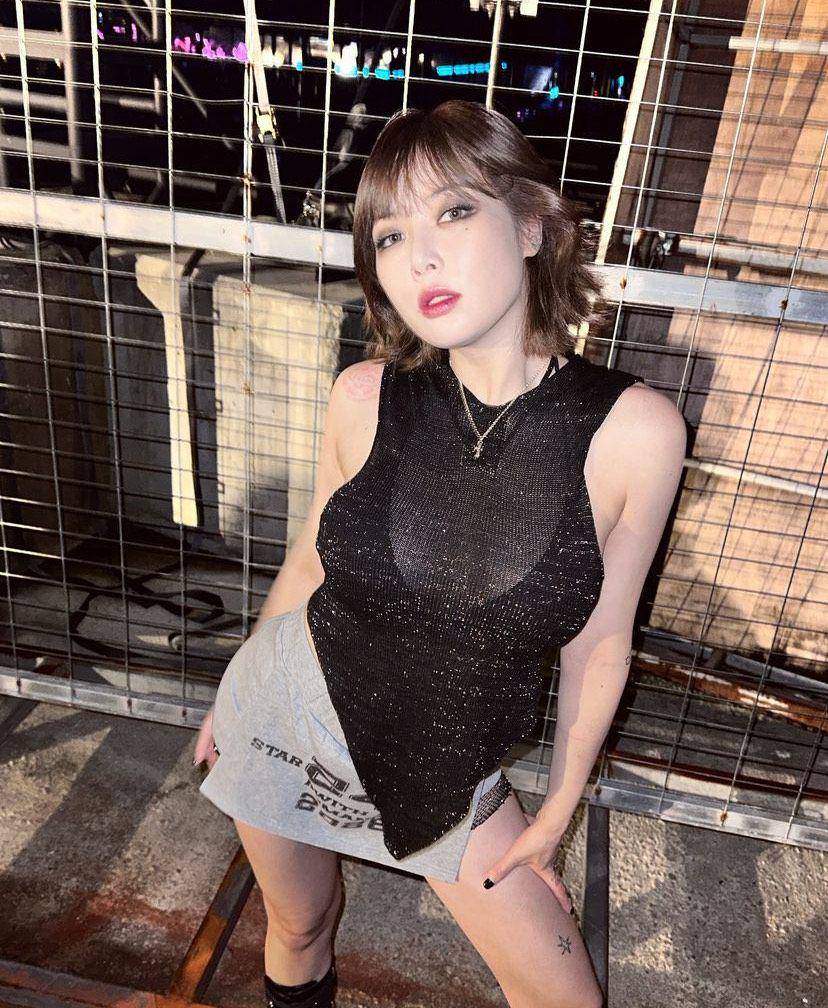 potret Hyuna di Star Next Music Festival Hongkong (instagram.com/hyunah_aa)