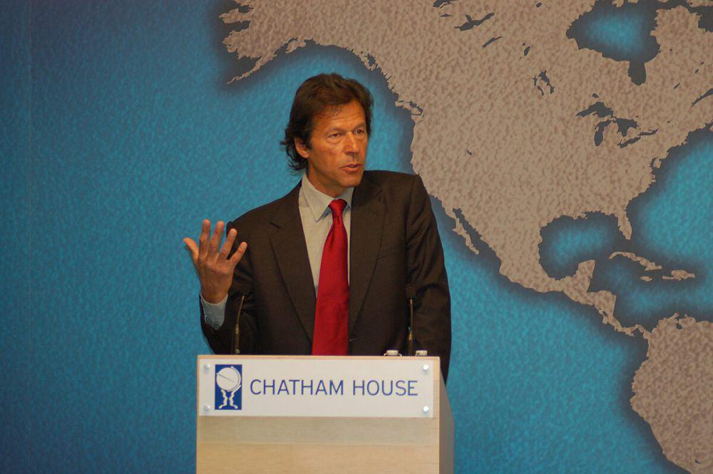 Imran Khan ( Chatham House, CC BY 2.0, via Wikimedia Commons)