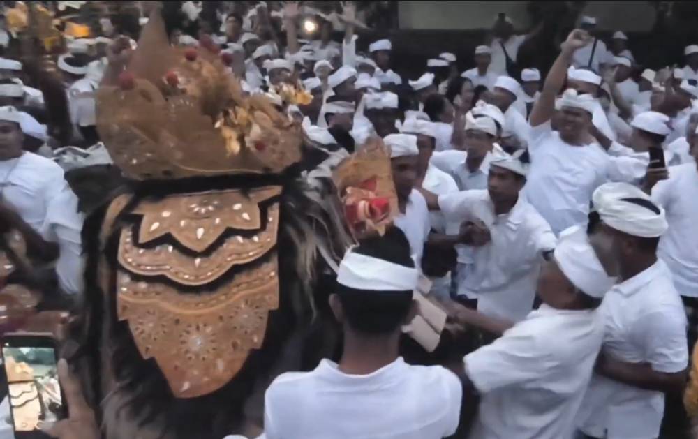 Pelaksanaan Tradisi Maburu di Desa Adat Panjer. (YouTube.com/JEJAK BALI)