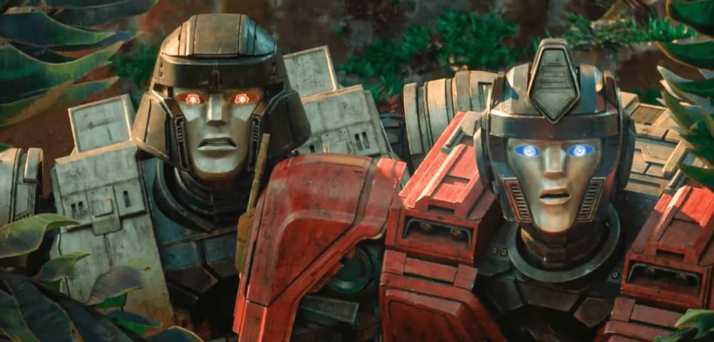Megatron dan Optimus Prime sebelum menjadi musuh (dok. Paramount Pictures/Transformers One)