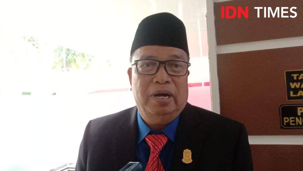 Anggota DPRD Makassar, Sangkala Saddiko, Senin (9/9/2024). IDN Times/Ashrawi Muin