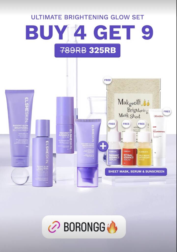 Promo diskon skincare dan makeup 9.9 (instagram.com/stories/elsheskin)