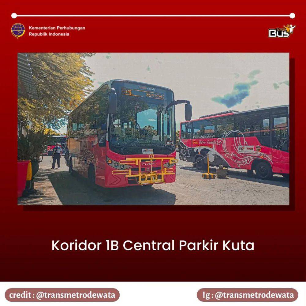 salah satu koridor halte Trans Metro Dewata (instagram.com/transmetrodewata)